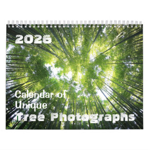 2025 Calendar of Unique Tree Photographs Customise