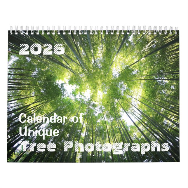 2025 Calendar of Unique Tree Photographs Customise (Cover)
