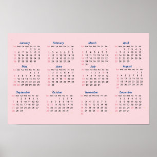 2025 Calendar Poster