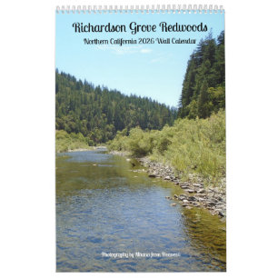 2025 Calendar Richardson Grove Single Sheet