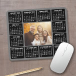 2025 Calendar with Photo in the Center Grey Mouse Pad<br><div class="desc">A photo collage with a 2025 calendar and room to add text. A great way to display your favorite photo throughout the year. A fun item for the New Year to use at the office or at home. To change colors on the background and calendar, click on the advanced design...</div>