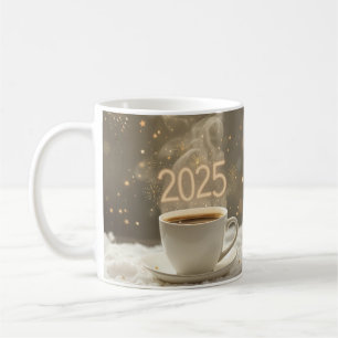 2025 Celebration Coffee Mug – Festive New Year Des