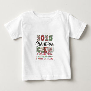 2025 Christmas Crew Family Matching Outfit Xmas Baby T-Shirt