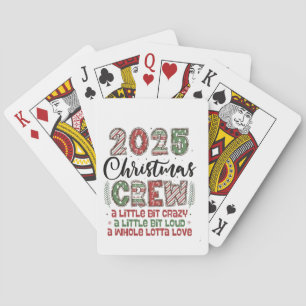 2025 Christmas Crew Family Matching Outfit Xmas Playing Cards