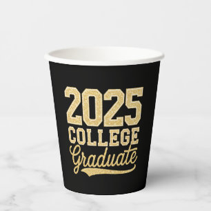 2025 College Graduate Graduation Senior School Paper Cups