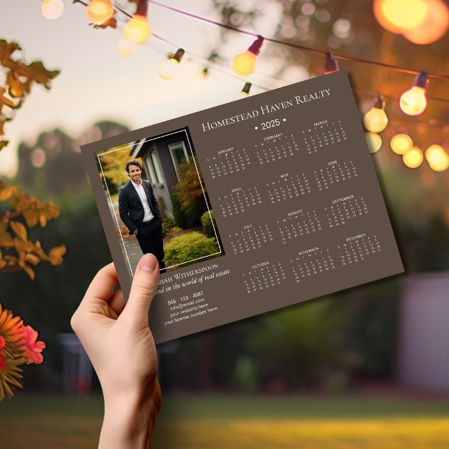 2025 Corporate Magnetic Photo Calendar - Brown (Creator Uploaded)
