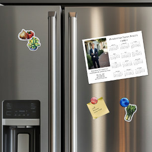 2025 Corporate Magnetic Photo Calendar - White