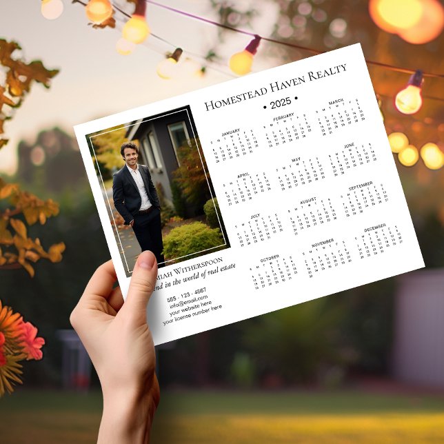 2025 Corporate Magnetic Photo Calendar - White (Creator Uploaded)