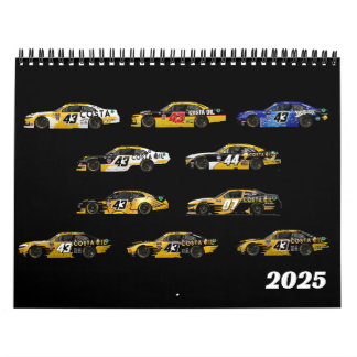 2025 Costa Oil NASCAR Racing Calendar All Cars