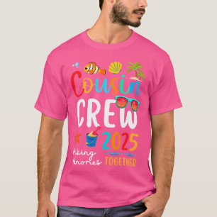 2025 Cousin Crew Summer Vacation Beach Family Trip T-Shirt