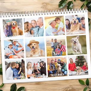 2025 Custom Photos Modern Create You Own Family Calendar