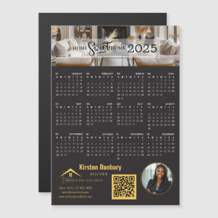 2025 Custom Real Estate Marketing QR Code Calendar