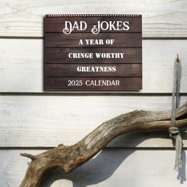2025 Dad Jokes Calendar-Wood Humourous Gift for Da Calendar (Creator Uploaded)