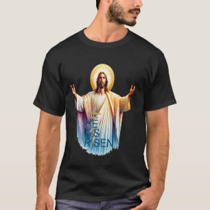 2025 Easter Resurrection Cross Glorious Jesus Chri T-Shirt