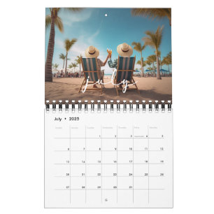 2025 Elegant Custom Photo Create Your Own Family Calendar