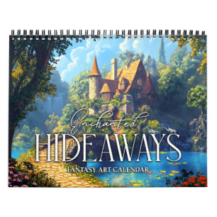 2025 Enchanted Hideaways Fantasy Art Calendar