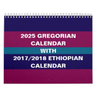 2025 Ethiopian & Gregorian Calendar Choose Country