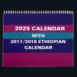 2025 Ethiopian Wall Calendar Converter<br><div class="desc">This calendar has both Ethiopian and world calendar. You can use the drop down menu to select the country of your choosing. This calendar can be used as a converter.</div>
