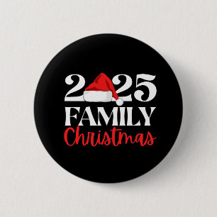 2025 Family Christmas 6 Cm Round Badge