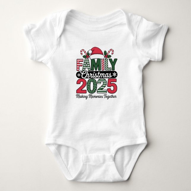 2025 Family Christmas  Baby Bodysuit (Front)