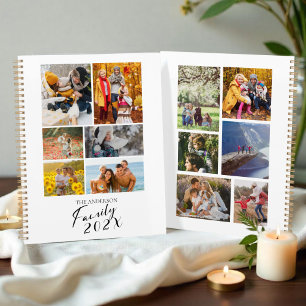 2025 Family Custom Photo Collage  Planner