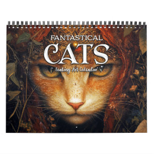 2025 Fantastical Cats 4 Fantasy Art Calendar