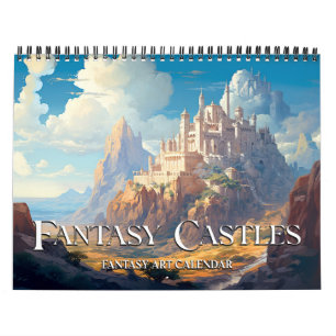 2025 Fantasy Castles 2 Art Calendar