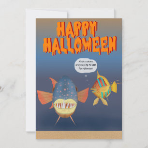 2025 FishFolkArt Halloween Card