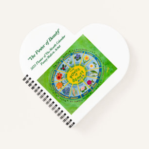 2025 Flower of the Month Inspirational Calendar Notebook