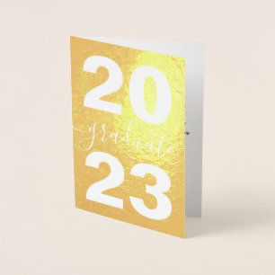 2025 Foil Graduation Announcement With Photo