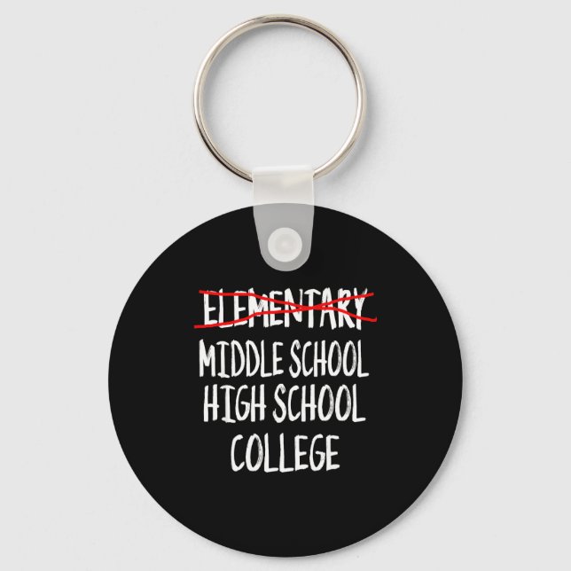 2025 funny elementary school graduation 6th grade key ring (Front)
