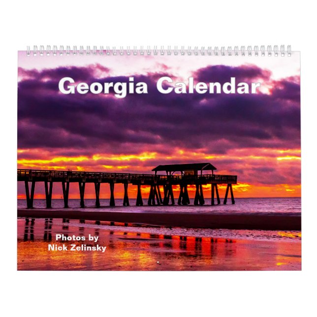 2025 Georgia Calendar (Cover)