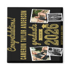 2025 Gold Sketch 4 Photo Congrats Graduation Party