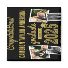 2025 Gold Sketch 4 Photo Congrats Graduation Party