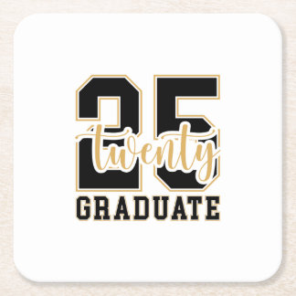 2025 Graduate Square Paper Coaster