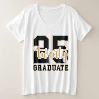 2025  Graduate  T-Shirt Plus Size T-Shirt