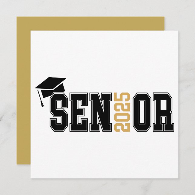 2025 Graduation Celebration   Invitation (Front/Back)