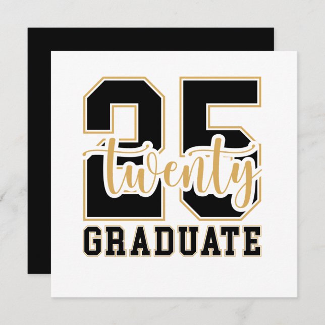 2025 Graduation Celebration   Invitation (Front/Back)