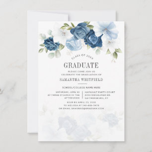 2025 Graduation Floral Grad Party Invitation