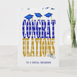 2025 Graduation for Grandson Card