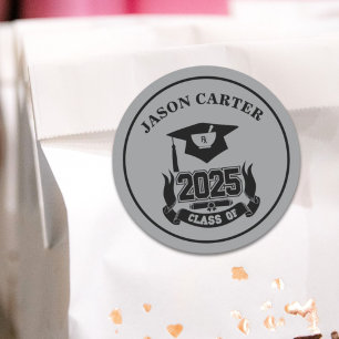 2025 Graduation Party  Pharmacist Pharmacy School  Classic Round Sticker