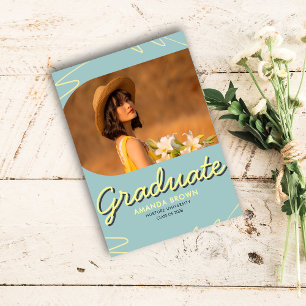 2025 Graduation Party Simple Elegant Trendy Invitation