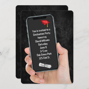 2025 Graduation Party Text Message Invitation