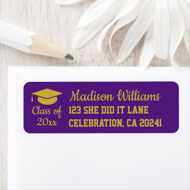 2025 Graduation Personalised Grad Return Address (Insitu)