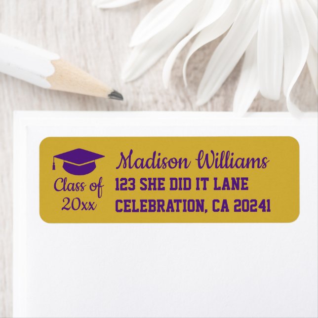 2025 Graduation Personalised Grad Return Address (Insitu)