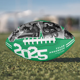 2025 Graduation Senior 4 Photo Green Football