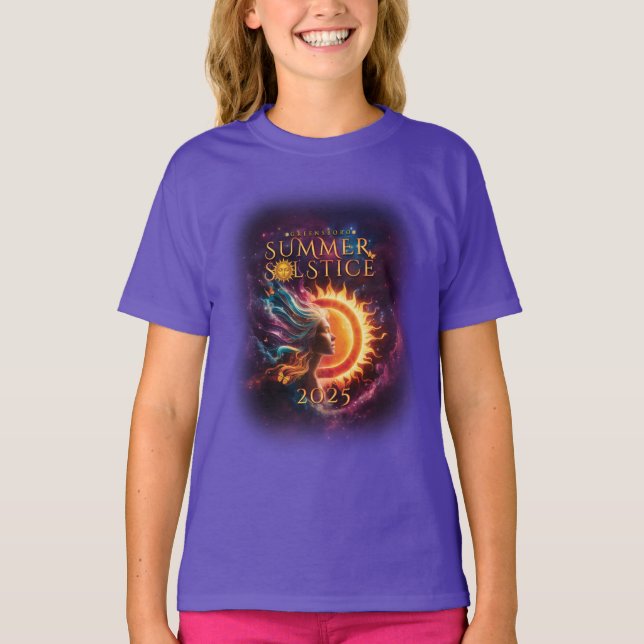 2025 Greensboro Summer Solstice Festival Dated T-Shirt (Front)