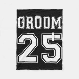 2025 Groom Engagement Party Matching Honeymoon Jus Fleece Blanket