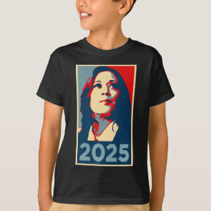 2025 Inauguration Kamala Harris Obama Poster 47th  T-Shirt