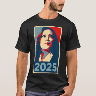 2025 Inauguration Kamala Harris Obama Poster 47th  T-Shirt